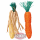Trixie Stroh Karotte und Maiskolben 15 cm / 2 Stück, Nager Beschäftigung