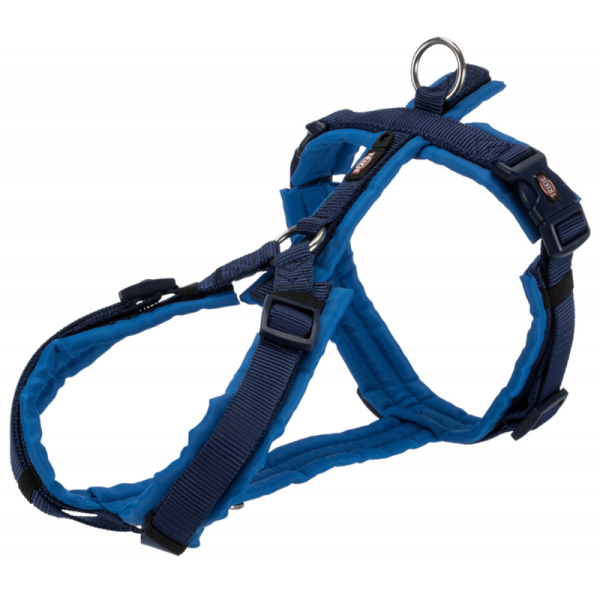 Trixie Hunde Premium Trekking Geschirr indigo/royalblau XL, Maße: 80-97 cm/25 mm