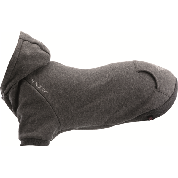 Trixie BE NORDIC Hoodie Flensburg grau L 55 cm, Hundezubehör