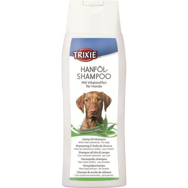 Trixie Shampoo Hanföl, 250 ml, Hunde Fell- und Hautpflege