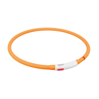 Trixie Flash Leuchtring USB orange XS-XL 70 cm / 10 mm,...