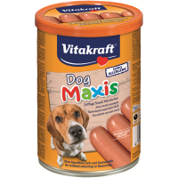 Vitakraft Dog Maxis 180g, Leckerer Würstchen-Snack