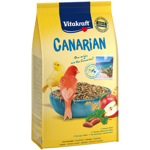 Vitakraft Canarien für Kanarien 800 g, Hauptfutter