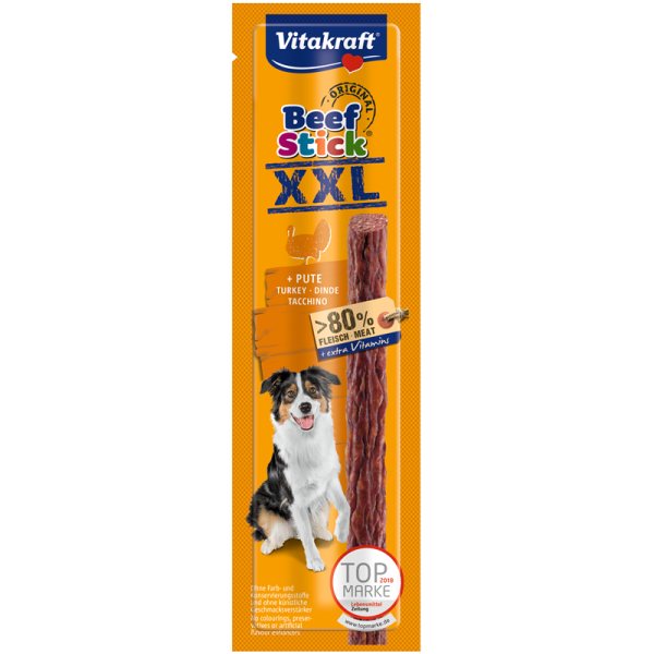 Vitakraft Dog Beef Stick XXL, Der XXL-Stick für den größeren Hunger zwischendurch