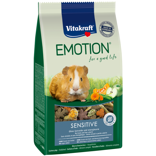 Vitakraft Emotion Sensitive Selection 600 g, Hauptfutter für Meerschweinchen