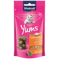 Vitakraft Snack Yums Huhn & Katzengras, Inhalt: 40 g,...