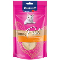 Vitakraft Premium Filet Huhn 4 Stück, 70 g, Snack...