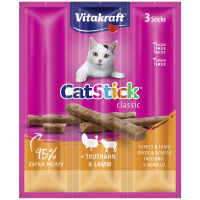 Vitakraft Cat-Stick mini Truthahn & Lamm 3...