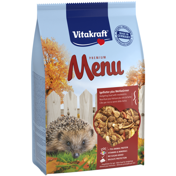 Vitakraft Igel Menu Trockenfutter 600 g	, Igelfutter