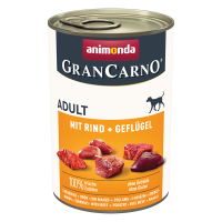 Animonda GranCarno Adult mit Rind+Geflügel 400g,...