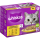 WHISKAS® Portionsbeutel Multipack 1+ Geflügel Auswahl in Gelee 12 x 85g, Alleinfuttermittel für ausgewachsene Katzen - Tiernahrung.