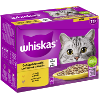 WHISKAS® Portionsbeutel Multipack 11+ Geflügel...