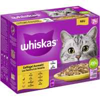 WHISKAS® Portionsbeutel Multipack 7+ Geflügel...