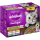 WHISKAS® PURE DELIGHT Portionsbeutel Multipack Gemischtes Ragout in Gelee 12 x 85g, Alleinfuttermittel für ausgewachsene Katzen - Tiernahrung.