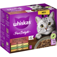 WHISKAS® PURE DELIGHT Portionsbeutel Multipack...