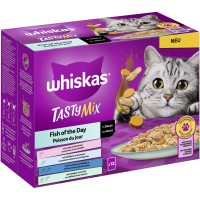 WHISKAS® TASTY MIX Portionsbeutel Multipack Fish of...