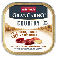 Animonda Dog GranCarno Country Adult Rind, Hirsch +...