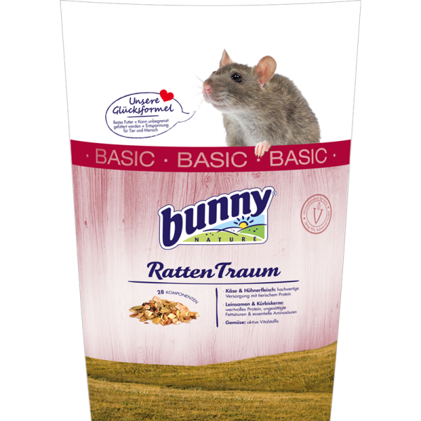 Bunny RattenTraum basic 1,5 kg, Alleinfuttermittel für Ratten