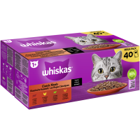 WHISKAS® Portionsbeutel Multipack Mega Pack 1+...