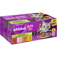 WHISKAS® TASTY MIX Portionsbeutel Multipack Mega Pack...