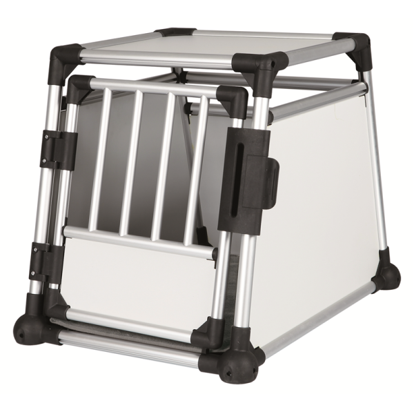 Trixie Transportkäfig Aluminium M 55 × 62 × 78 cm, Hunde Zubehör