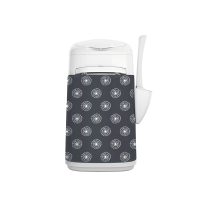 LitterLocker® Fashion Bezug Flowers grey