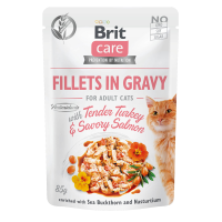 Brit Care Cat - Fillets in Gravy with Tender Turkey &...