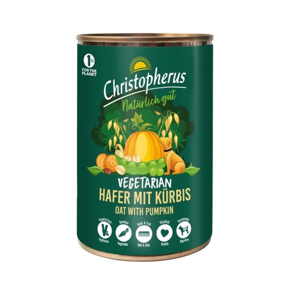 Christopherus Dose Vegetarian Hafer mit Kürbis 400g