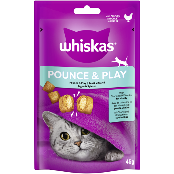 Whiskas Snack Pounce & Play mit Huhn 45g