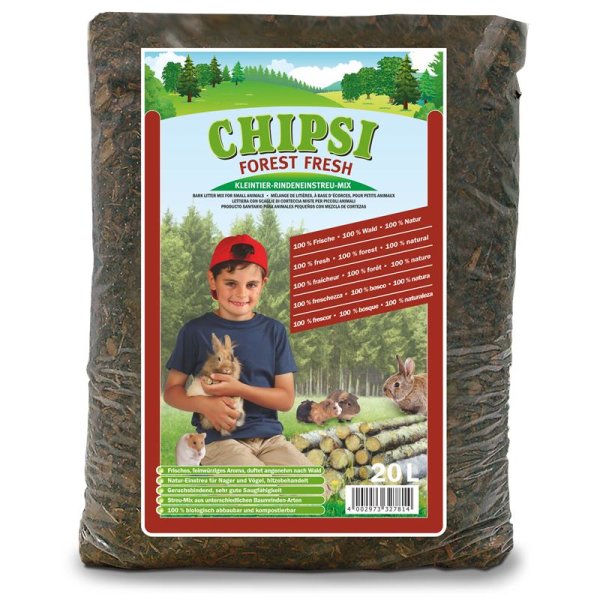 Chipsi Forest Fresh Rindeneinstreu 20l