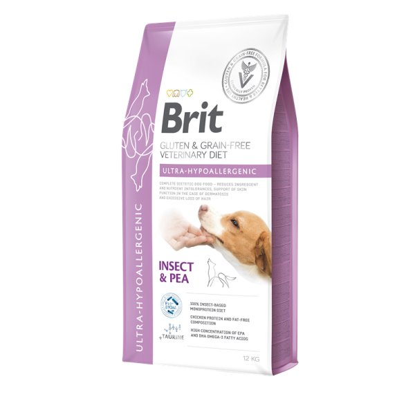 Brit Grain-Free Veterinary Diets - Dog - Ultra-hypoallergenic 12kg