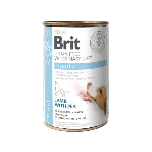 Brit Grain-Free Veterinary Diets - Dog - Cans - Obesity 400 g