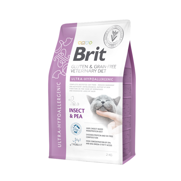 Brit Grain-Free Veterinary Diets - Cat - Ultra-hypoallergenic 2 kg
