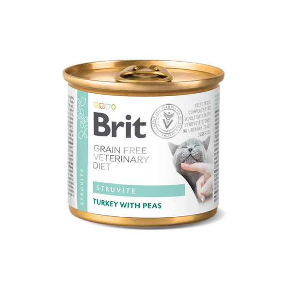 Brit Grain-Free Veterinary Diet - Cat - Cans - Struvite 200 g