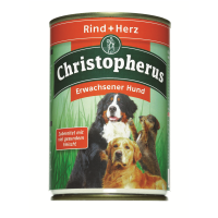 Christopherus Dog Dose Rind & Herz 400g