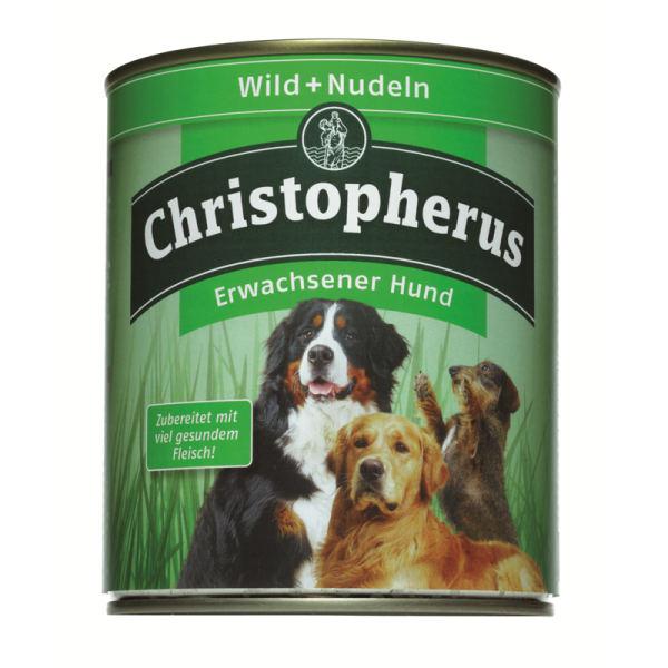 Christopherus Dog Dose Wild & Nudeln 800g