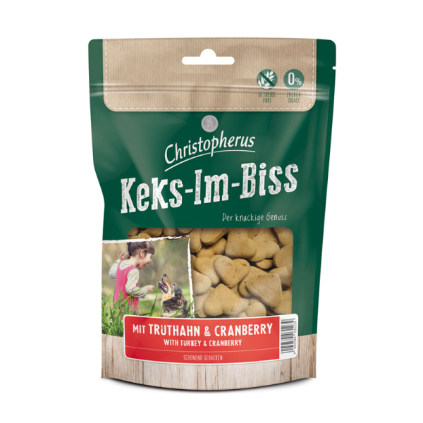 Christopherus Snacks Keks-Im-Biss mit Truthahn & Cranberry 175 g