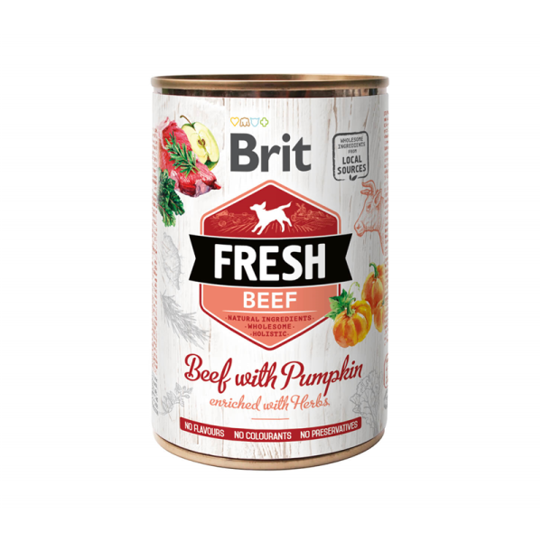 Brit Fresh - Beef with Pumpkin/ Rind mit Kürbis 400g