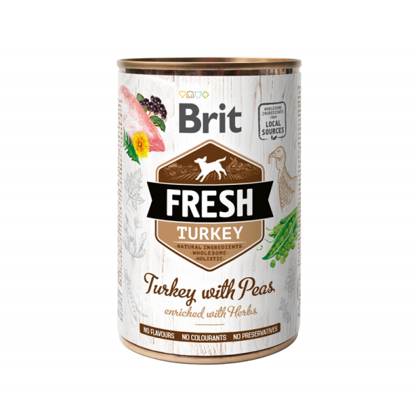 Brit Fresh - Turkey with Peas/Truthahn mit Erbsen 400g