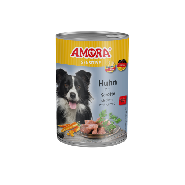 AMORA Sensitive Huhn+Karotte 400g