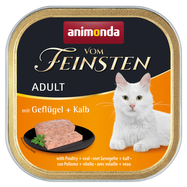 Animonda Cat Vom Feinsten Adult mit Geflügel & Kalb 100g