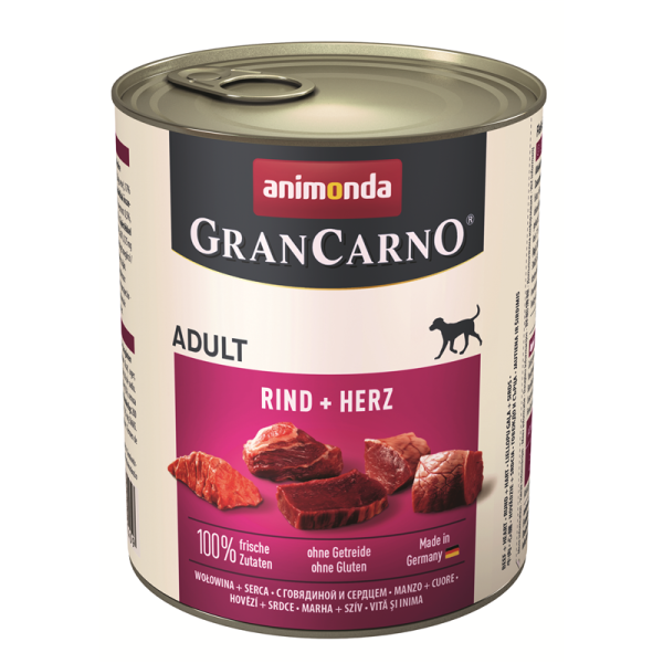 Animonda Dog Dose GranCarno Adult Rind & Herz 800g
