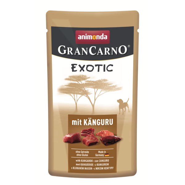 Animonda Dog GranCarno Exotic mit Känguru 125g Portionsbeutel