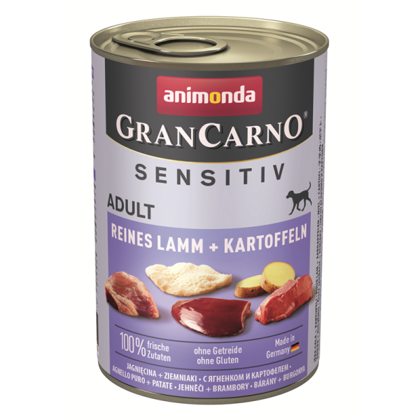 Animonda GranCarno Adult Sensitive Lamm + Kartoffeln 400g
