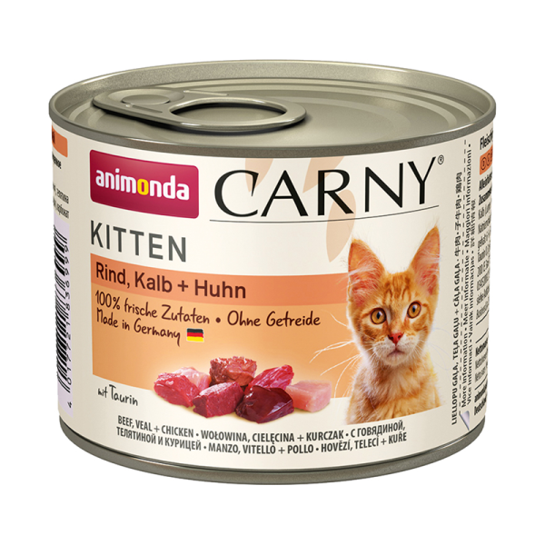 Animonda Cat Dose Carny Kitten Rind & Kalb & Huhn 200g