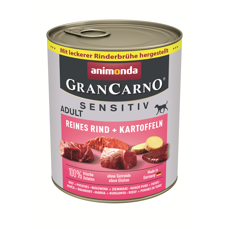 Animonda GranCarno Adult Sensitive Rind + Kartoffeln 800 g