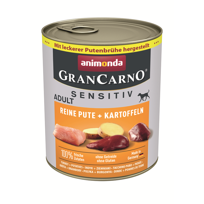 Animonda GranCarno Adult Sensitive Pute+ Kartoffeln 800 g