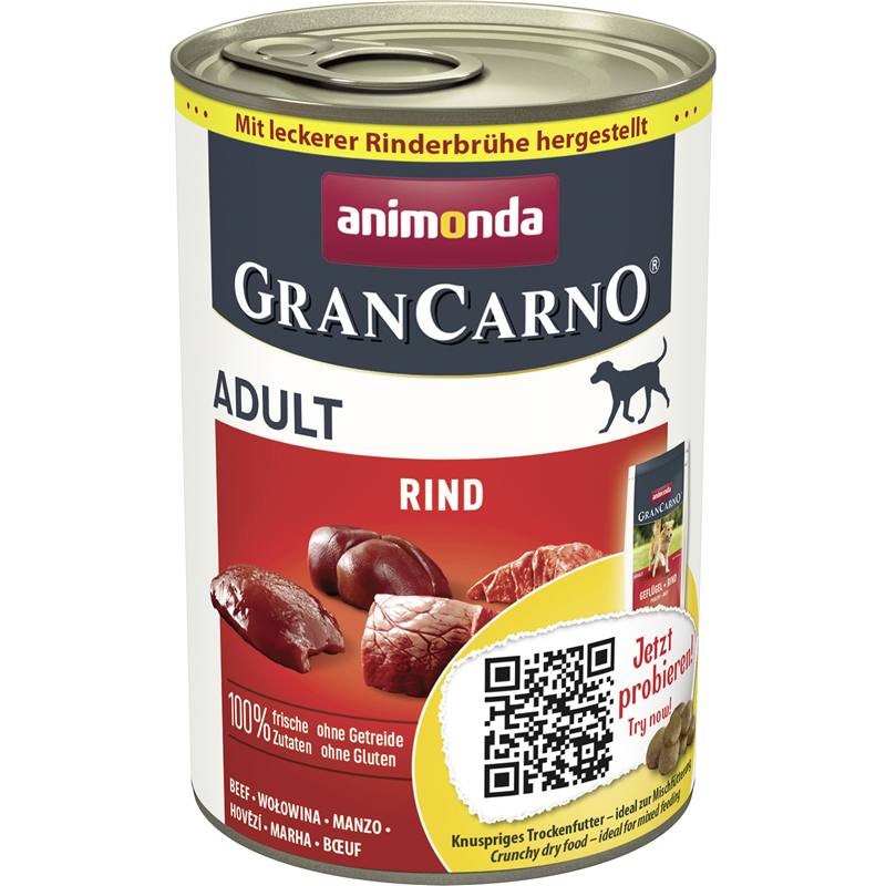 Animonda Dose GranCarno Adult Rindfleisch pur 400 g