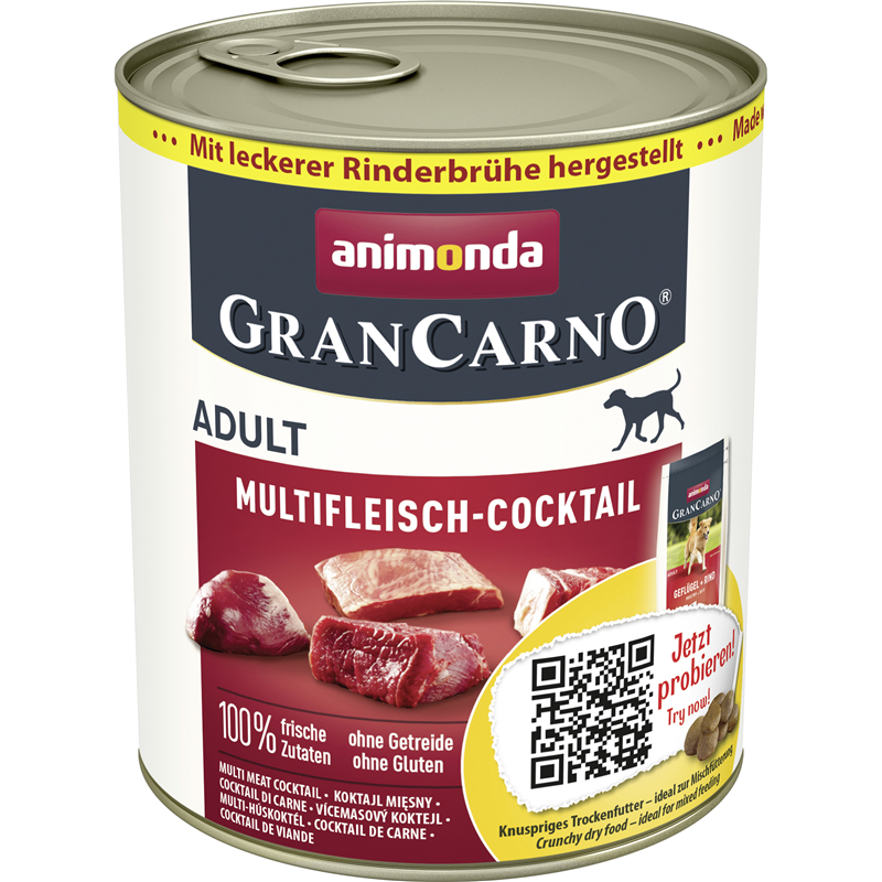 Animonda Dog Dose GranCarno Adult Multi - Fleischcocktail 800 g