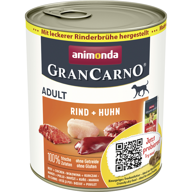 Animonda Dog Dose GranCarno Adult Rind & Huhn 800 g